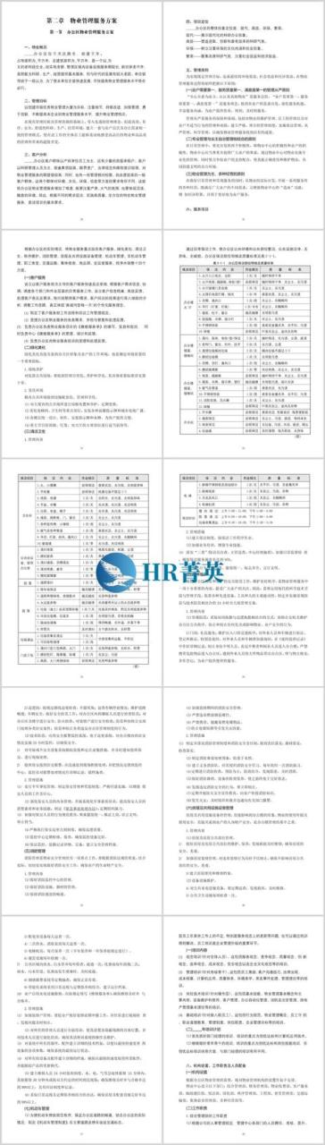 物业服务方案模板，物业服务方案模板范文！